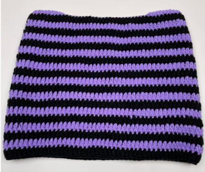 Blank Specialty- Striped Cat Ear Beanie