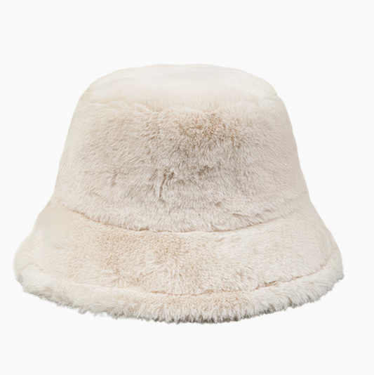 Blank Fluffy Bucket- Solid Fluffy Bucket Hat