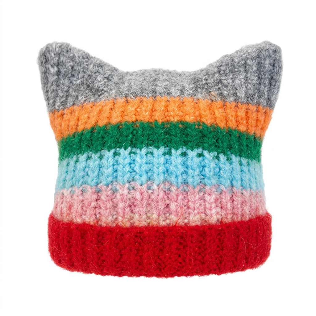 Blank Specialty - Rainbow Stripe Cat Ear