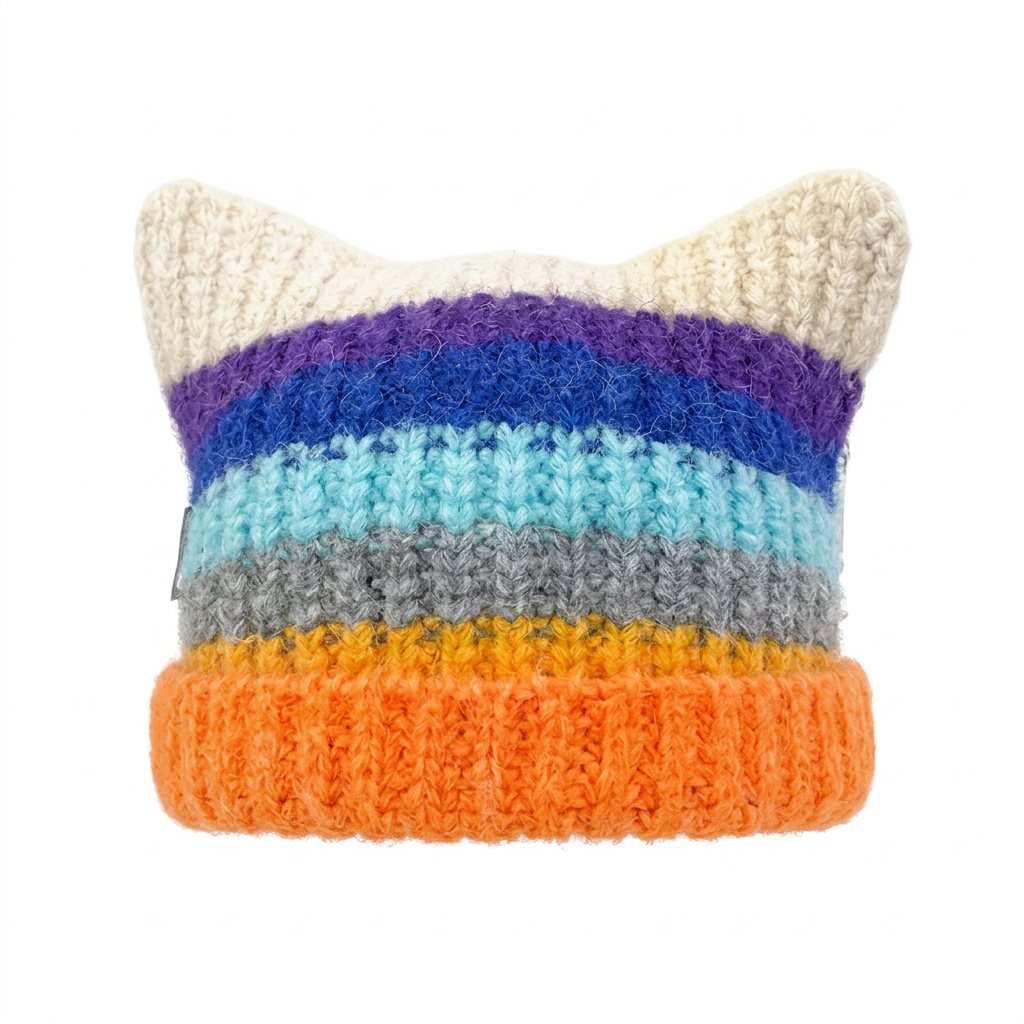 Blank Specialty - Rainbow Stripe Cat Ear