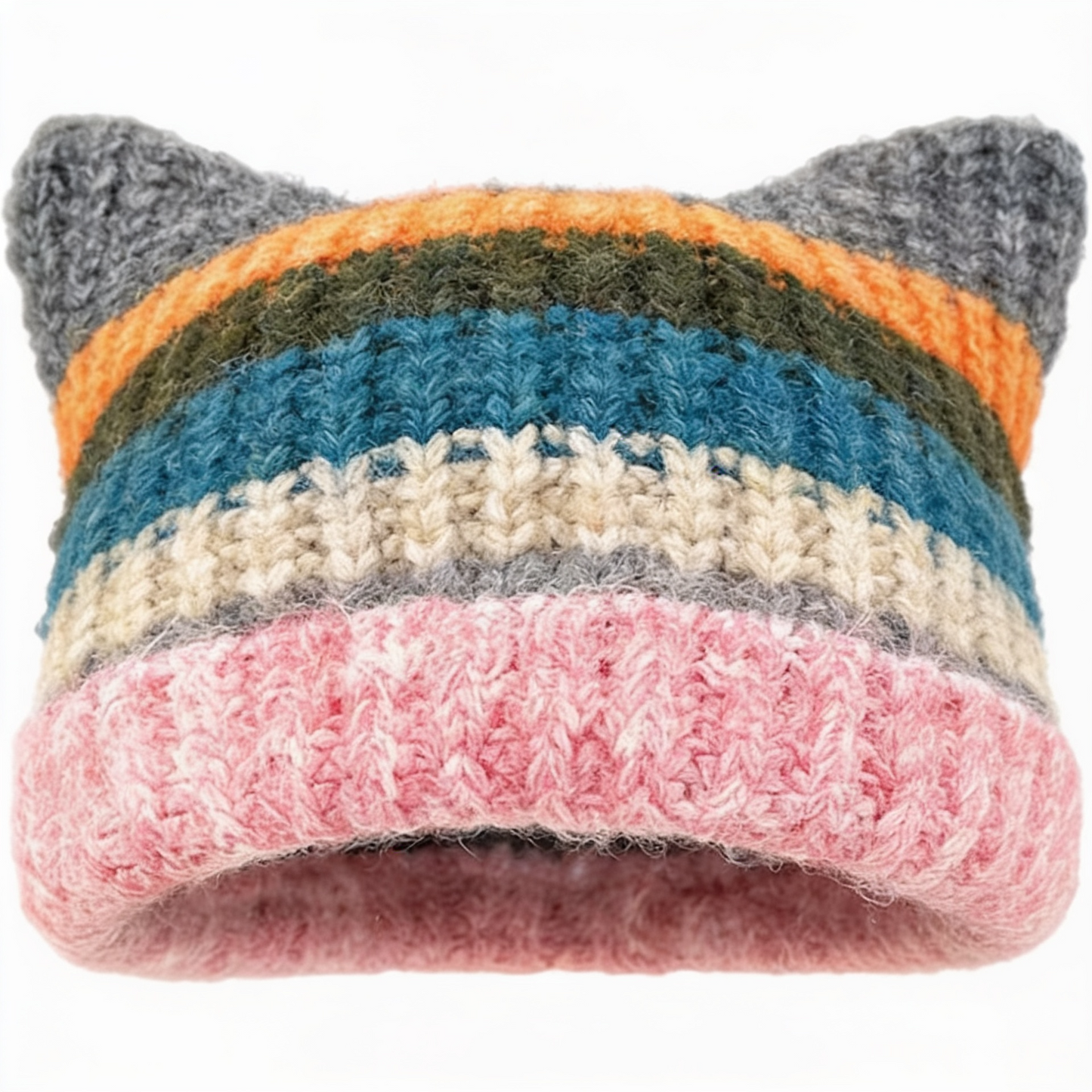 Blank Specialty - Rainbow Stripe Cat Ear