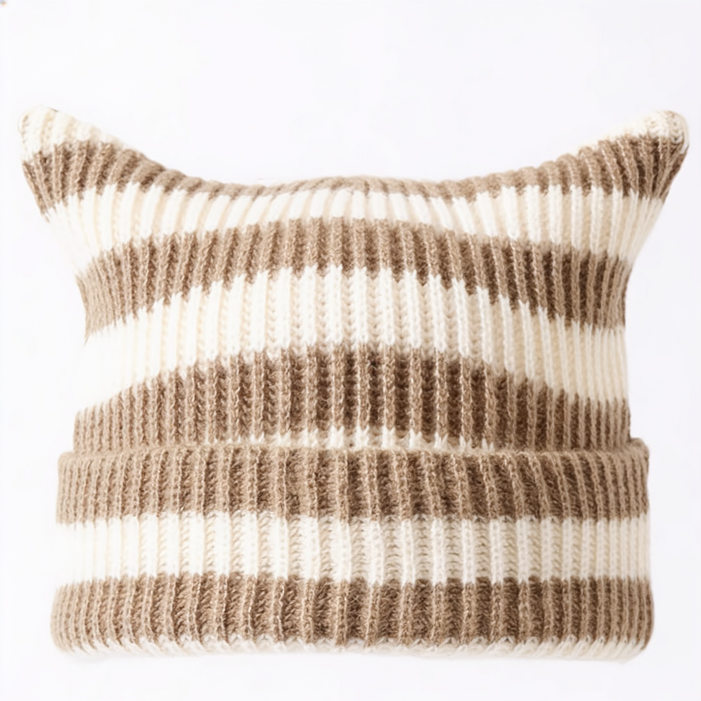 Blank Specialty- Striped Cat Ear Beanie