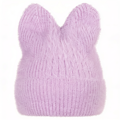 Blank Specialty - Knitted Beanie Beanie With Cat Ears