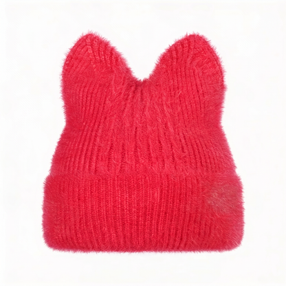 Blank Specialty - Knitted Beanie Beanie With Cat Ears