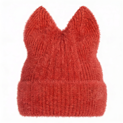 Blank Specialty - Knitted Beanie Beanie With Cat Ears