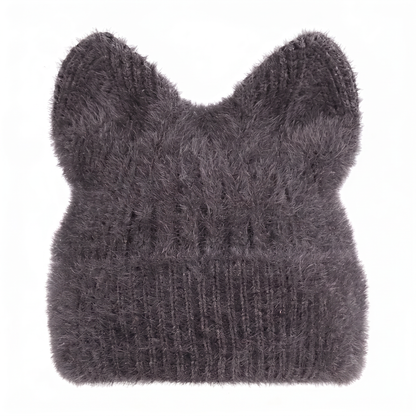 Blank Specialty - Knitted Beanie Beanie With Cat Ears