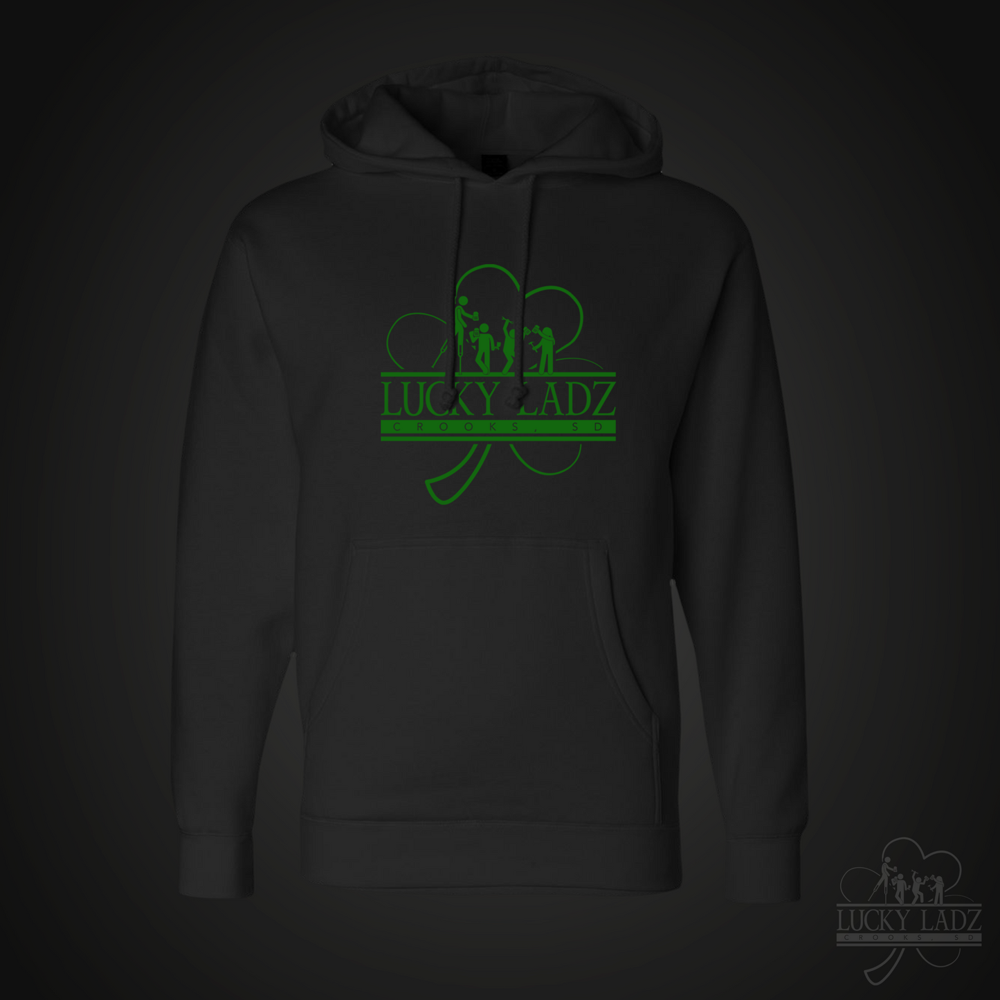 Lucky Ladz Bar 8.3" Logo Hoodie