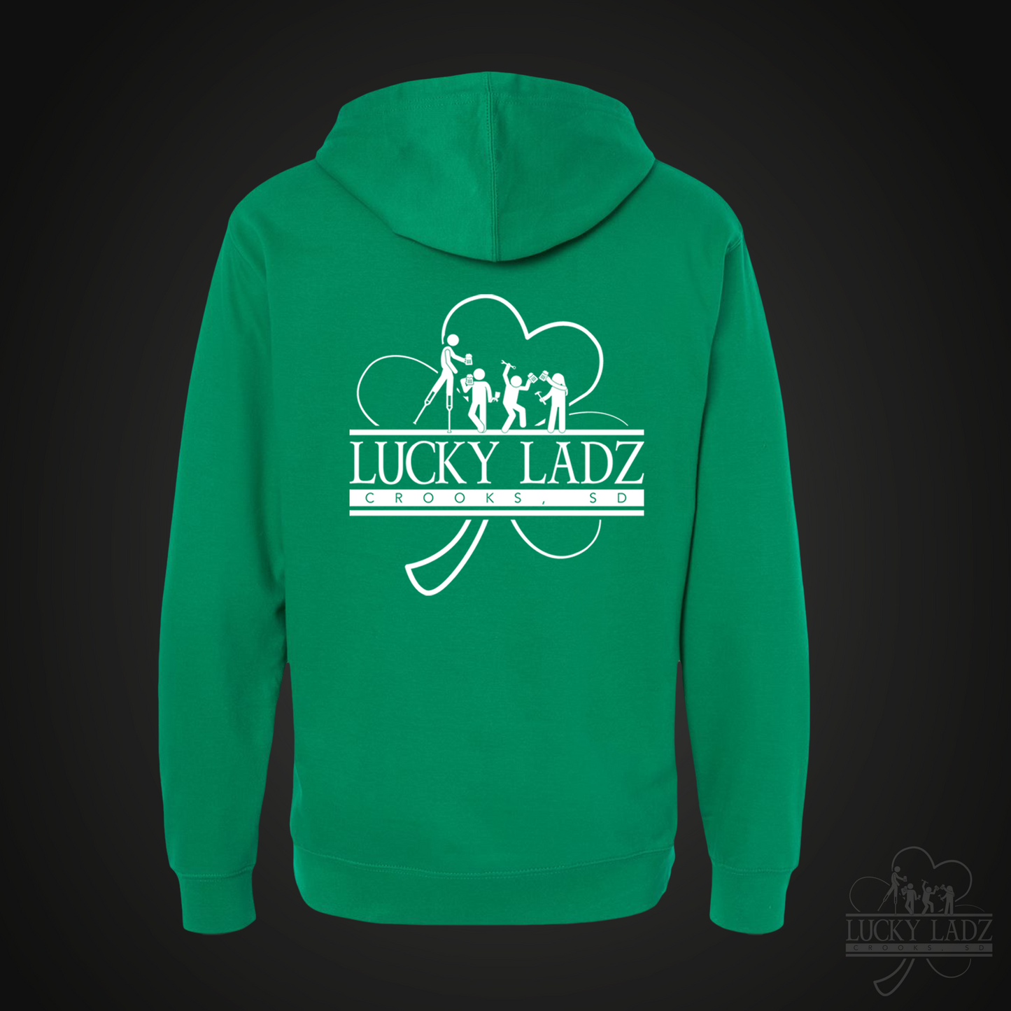 Lucky Ladz Bar Graphic Logo Hoodie