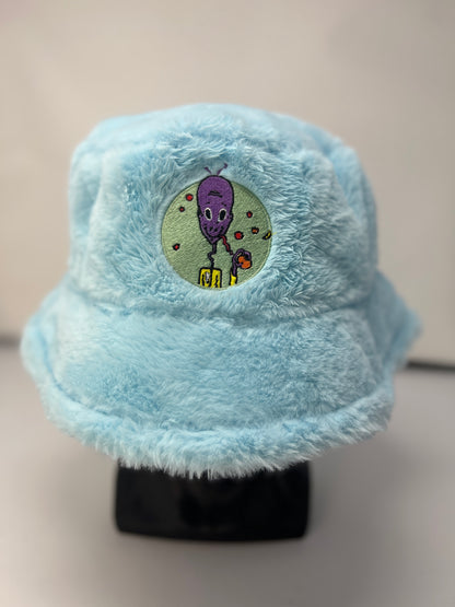 Alien Space Fruit Fuzzy Bucket Hat